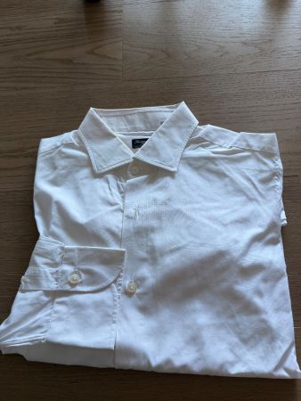Herren Hemd weiss Grösse 42 Finamore Napoli