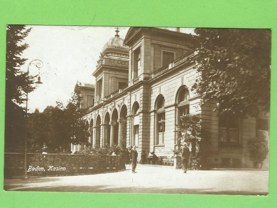 Cartoline postali: Baden, Kasino – Usato da Zürich venduto da t24_de