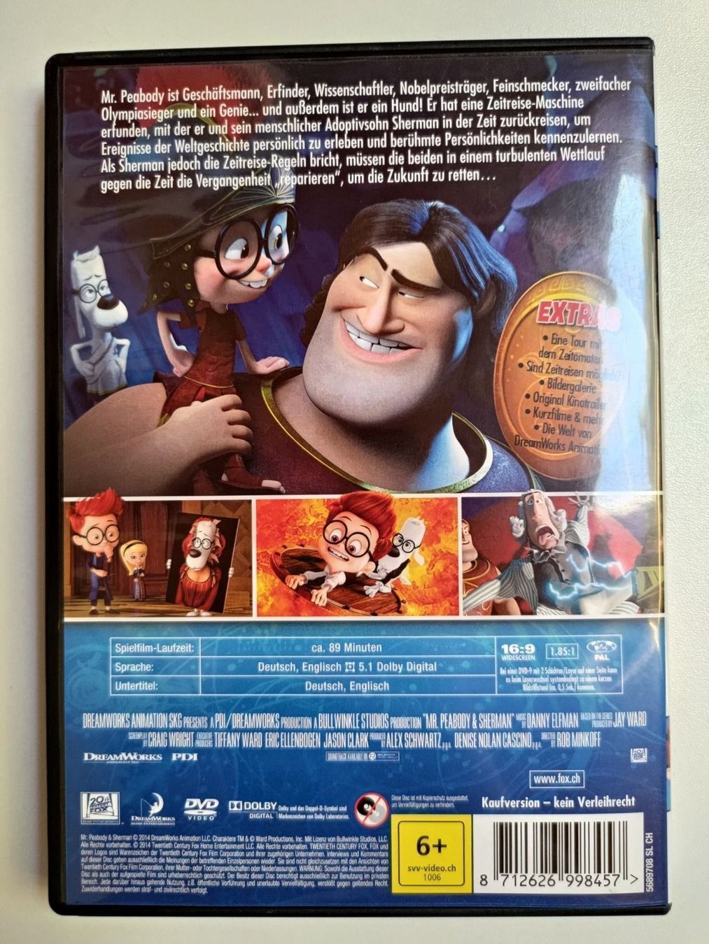 Tutti i DVDs: Mr. Peabody & Sherman – Usato da Liestal venduto da Kratzilla 2