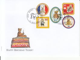 SBK 1054 - 1058 FDC einzeln