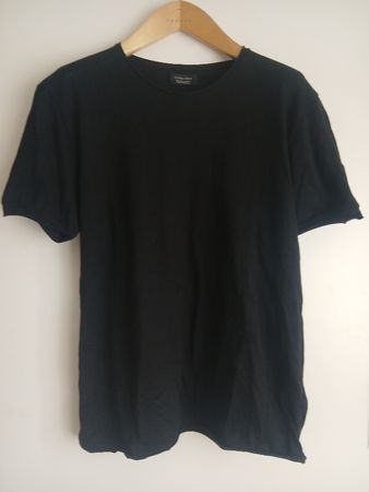 Zara Man Black T-Shirt, Size L, great for summer