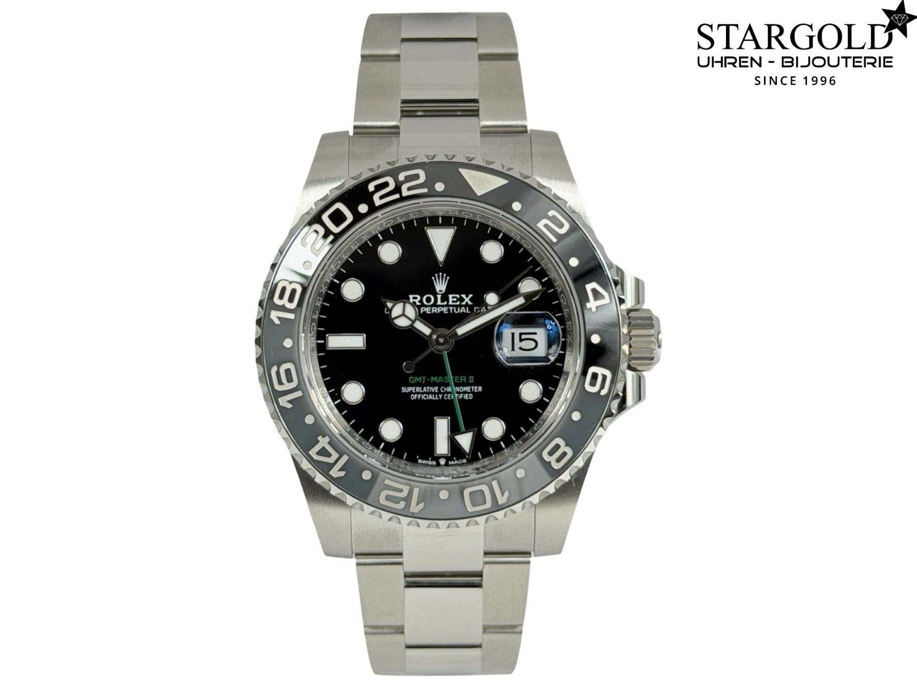 Rolex Montres: Rolex GMT-Master II "Bruce Wayne" - 126710GRNR – D'occasion à Zürich par Stargold-Uhren