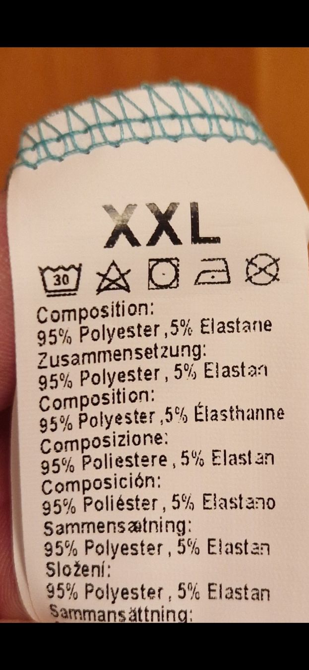 Hosen: Hose bunt Paisley Muster Grösse XXL Polyester Elastan – Gebraucht aus Winterthur von Sadega 1
