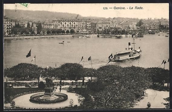 Ansichtskarten: AK Genève, La Rade – Gebraucht aus Berlin von bartko-reher