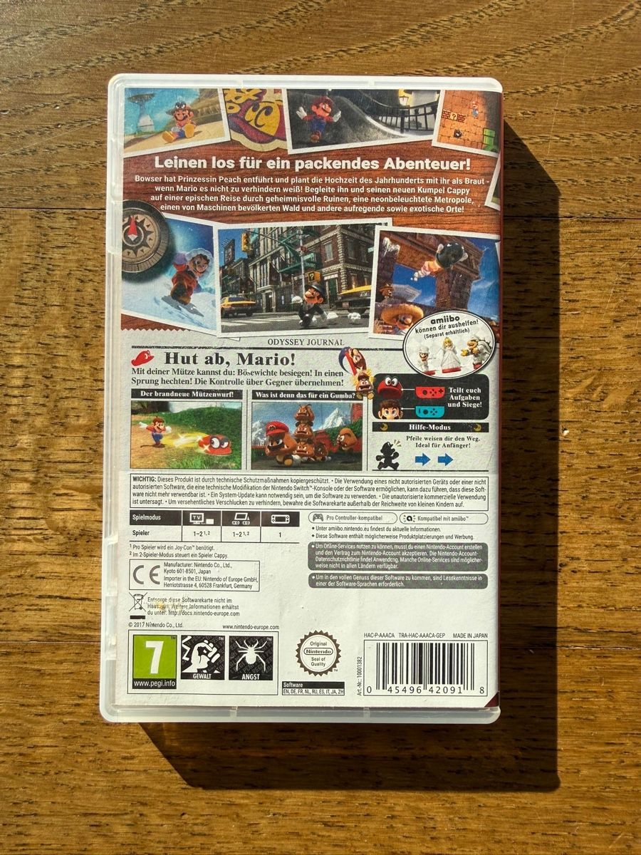 Nintendo Giochi: Super Mario Odyssey / Nintendo Switch – Usato da Läufelfingen venduto da Seraphim13 1