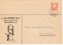 Brief, L.Allamand Ballens 1937