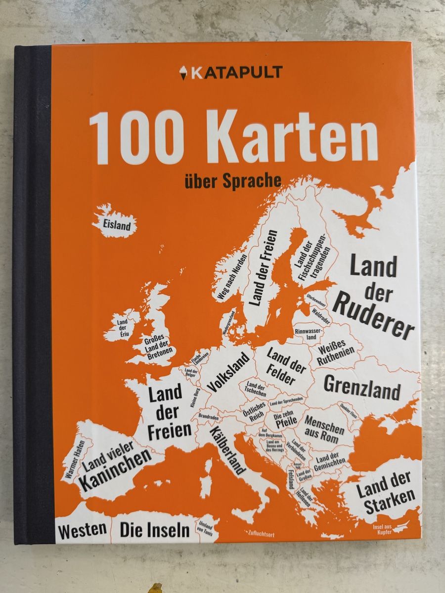 Livres: 100 Karten über Sprache – D'occasion à Dietikon par Buchantiqdietikon