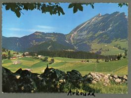 AK col Amden SG Arvenbühl gegen Amdenerhöhe ≈ 1967 