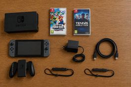 Nintendo Switch Komplettset + 2 Spielen 