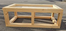 Podest aus Holz