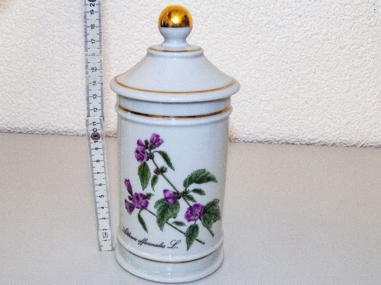 Zuccheriere: Dose Apothekerdose Langenthal handgemalt – Usato da Zollikofen venduto da pico27 1