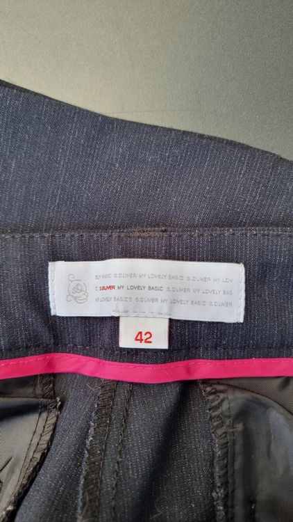 S.Oliver Ensembles & Tailleurs: Blazer blau - Grösse 42 - mit passender Bundfaltenhose – D'occasion à Flawil par Smarsa 4
