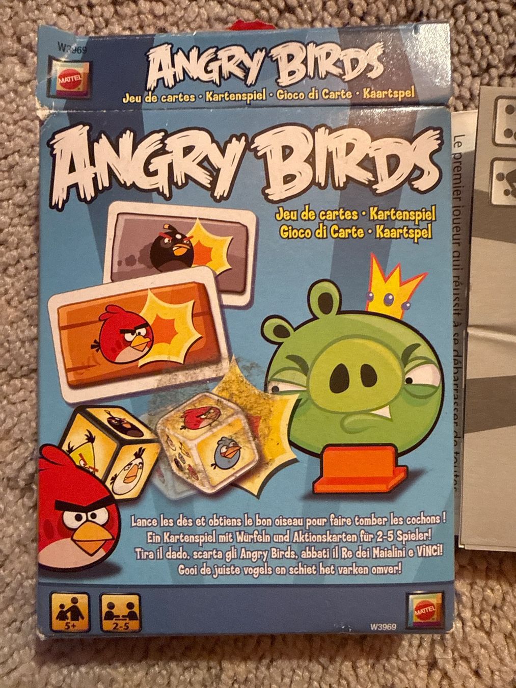 Mattel Giochi: Spiel Angry Birds – Nuovo (secondo la descrizione) da Andelfingen venduto da Judy0007