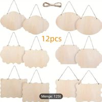 12 Holzschilder zum selber Basteln, Deko, DIY!