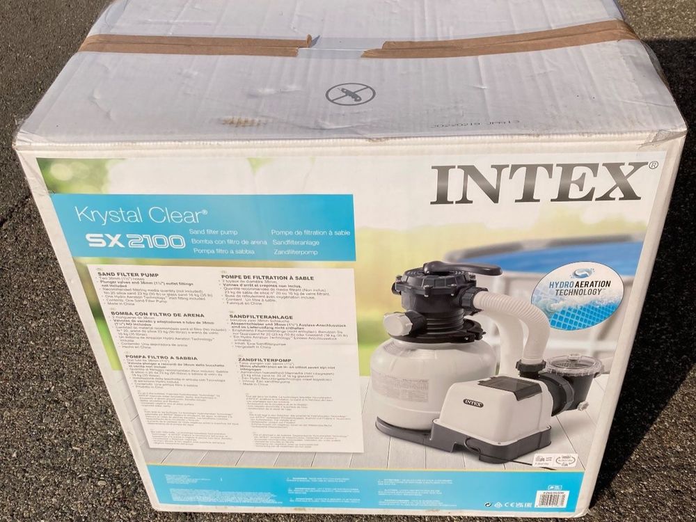 Intex Sandfilter Crystal Clear SX2100 Kaufen auf Ricardo