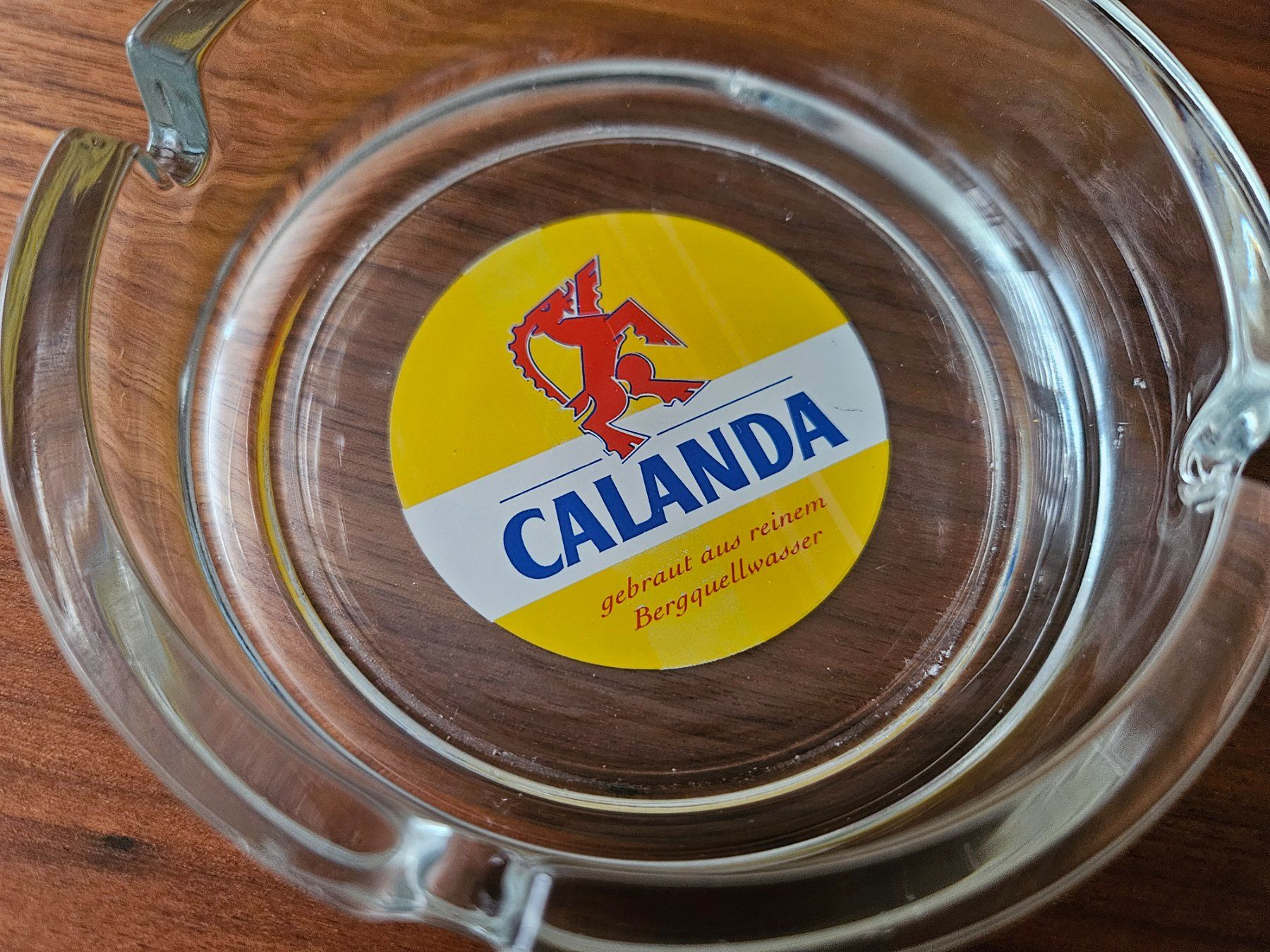 Portacenere: Neuer Aschenbecher Calanda Glas – Nuovo e nell'imballaggio originale da Untervaz venduto da FullFlap777 1