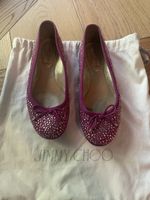 Jimmy Choo pink ballerinas size 38.5