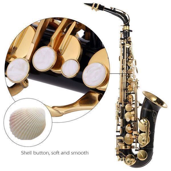 Musikinstrumente: Alt Saxophon Eb antike Gold Schwarz – Neu (gemäss Beschreibung) aus Chur von _xtronix_ 1
