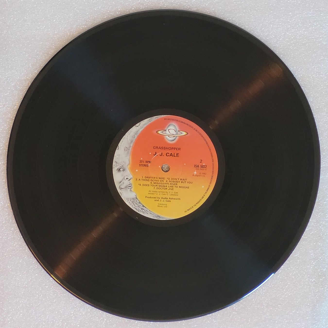 Dischi in vinile: J.J. Cale – Grasshopper von 1982 – Usato da Zürich venduto da Avd 5