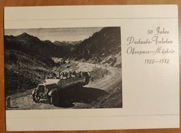 50 Jahre Postauto Fahrten Ofenpass - Müstair 1972