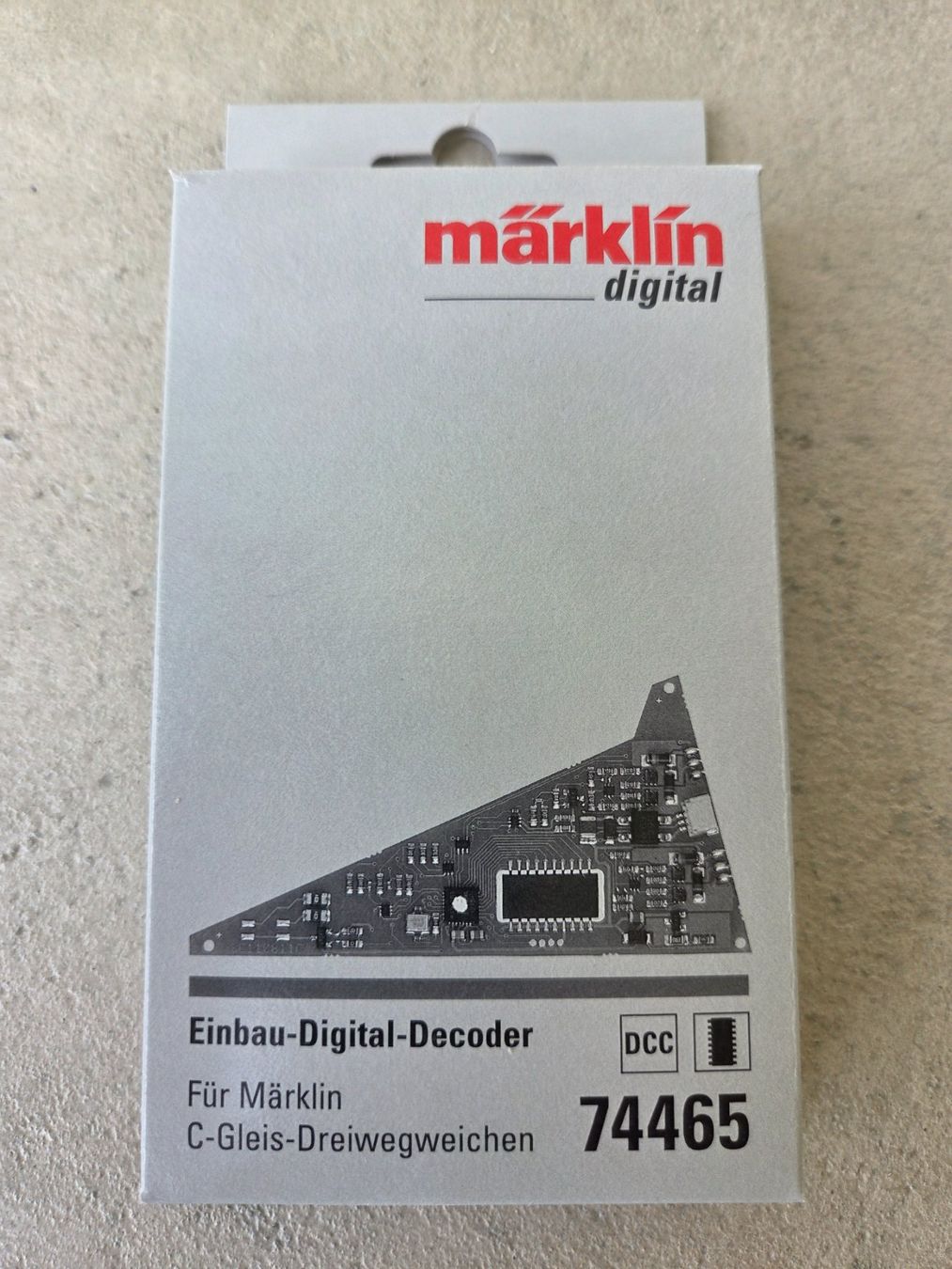 Märklin Modellini di ferrovie: Märklin Einbau-Digital-Decoder 74465 (1 Stk) - Dreiwegweiche – Usato da Udligenswil venduto da Giordi3