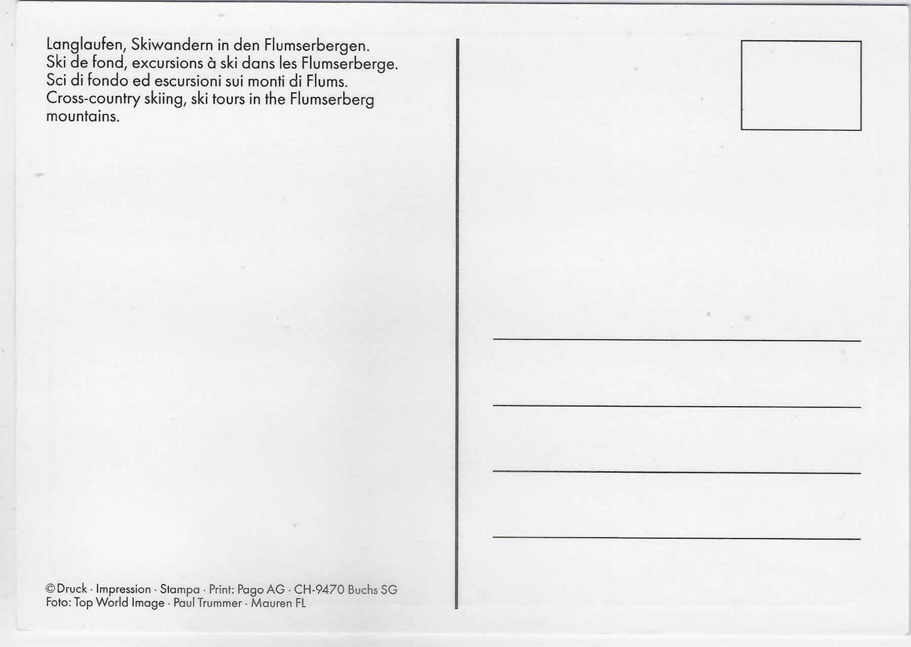 Cartes postales: Langlaufen, Skiwandern in den – Antique à Ettingen par Kartenplanet 1