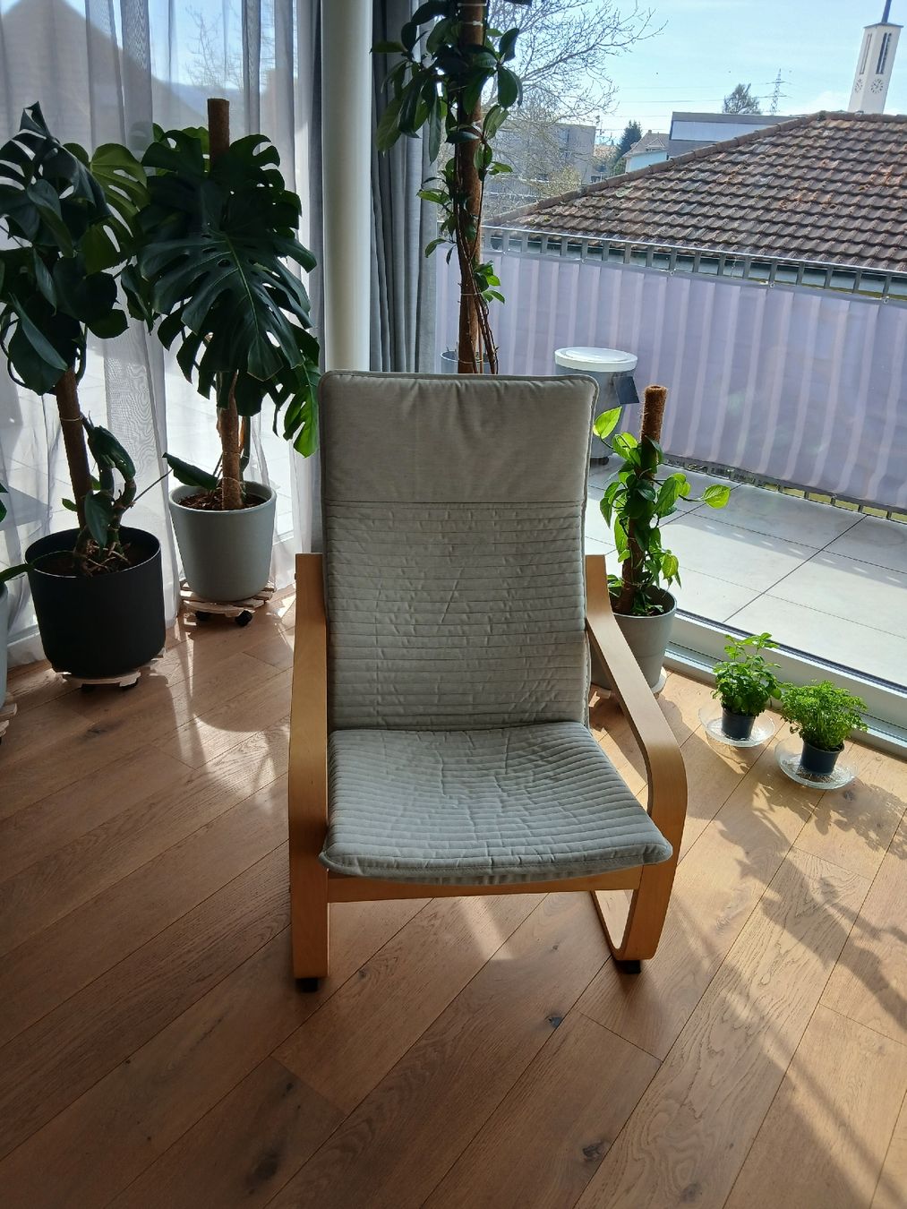 Ikea Sessel: Ikea Sessel Poäng, hellgrau, top Zustand – Gebraucht aus Oftringen von nem_6zkk 1