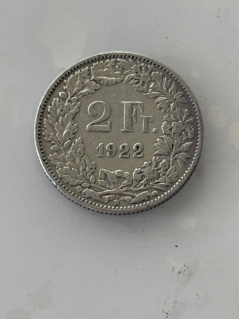Tutti le monete: 2 Franken 1922  Rar – Usato da Wallisellen venduto da SWISS_SILVER1