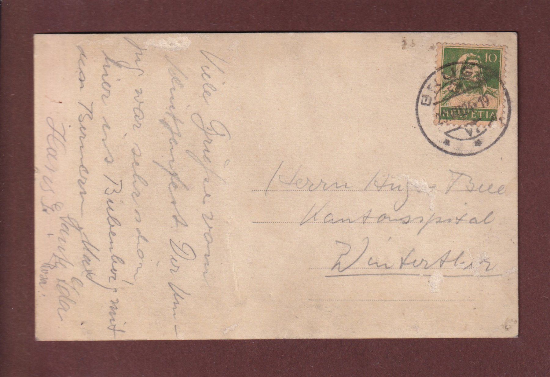 Cartoline postali: Foto - BERN - Bubenberg - Schützenfest - 1924 – Usato da Pully venduto da nicecards 1