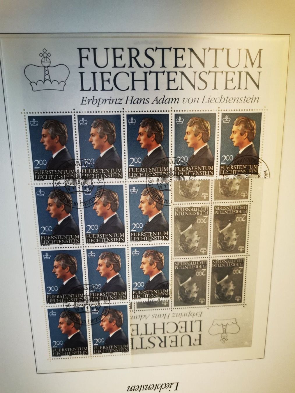 Tutti i francobolli: FL ET Bogenteie 1983-1989 – Usato da Buttikon venduto da billigJackob 6