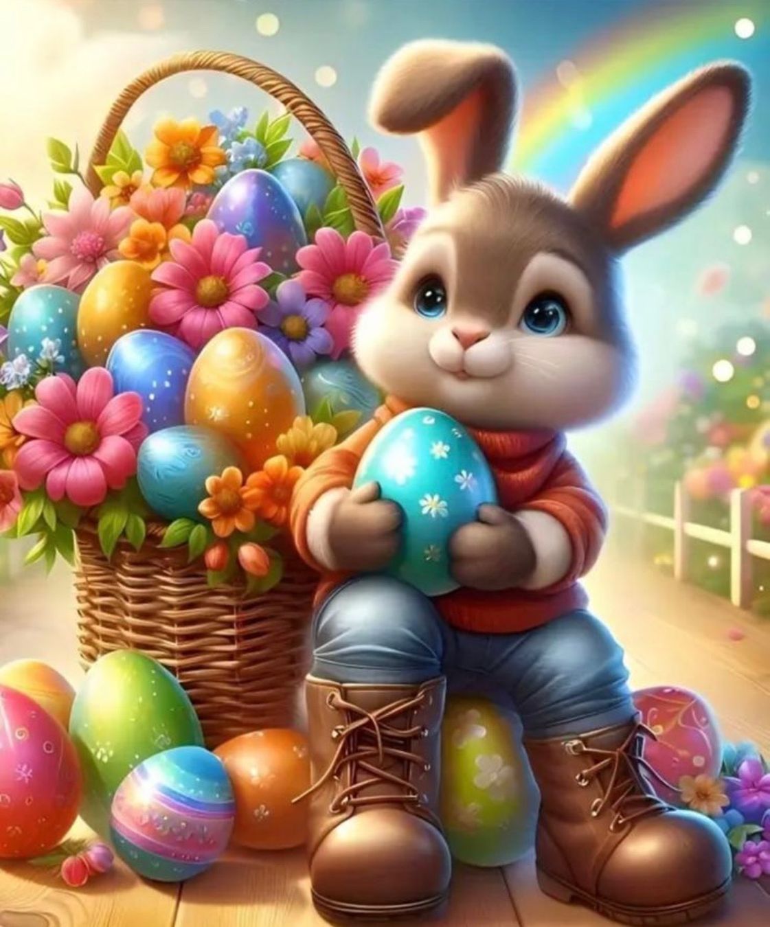 Kit bricolage: Diamond Painting : Osterhase 30x30cm – Nuovo e nell'imballaggio originale da Teufenthal AG venduto da MeineSchatztruhe