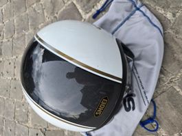Motorradhelm SHOEI weiss/schwarz Grösse XL guter Zustand