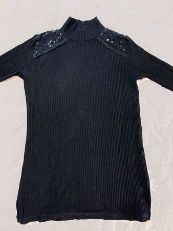 Pull fin noir t.38