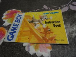 Spielanleitung zu Tom & Jerry GAMEBOY