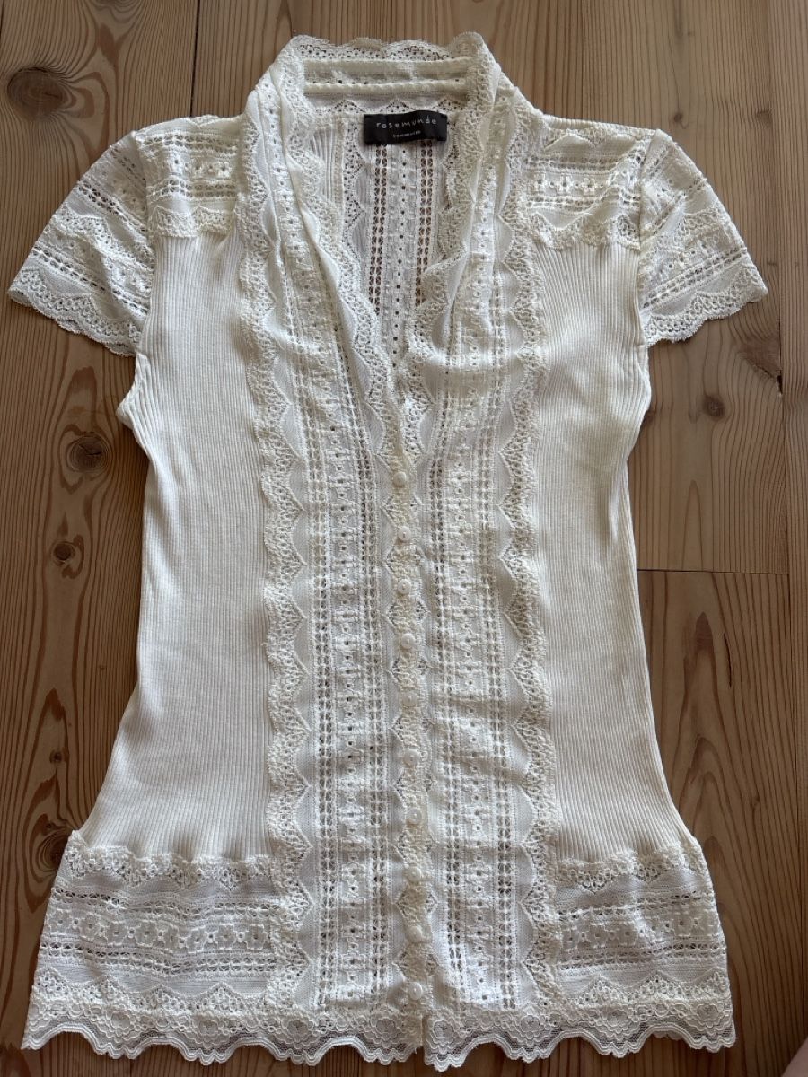 Rosemunde Tops: ROSEMUNDE pull en soie M – Gebraucht aus Arbaz von nin_zqc6