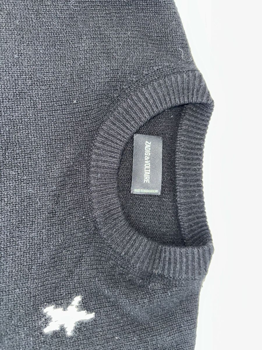Pulls & Sweat-shirts: ZADIG&VOLTAIRE Cashmerepullover schwarz – D'occasion à Wolfhausen par sellingmycloset 2