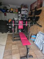Kettler Kraftstation + Hantelbank + 47 kg Gewichte