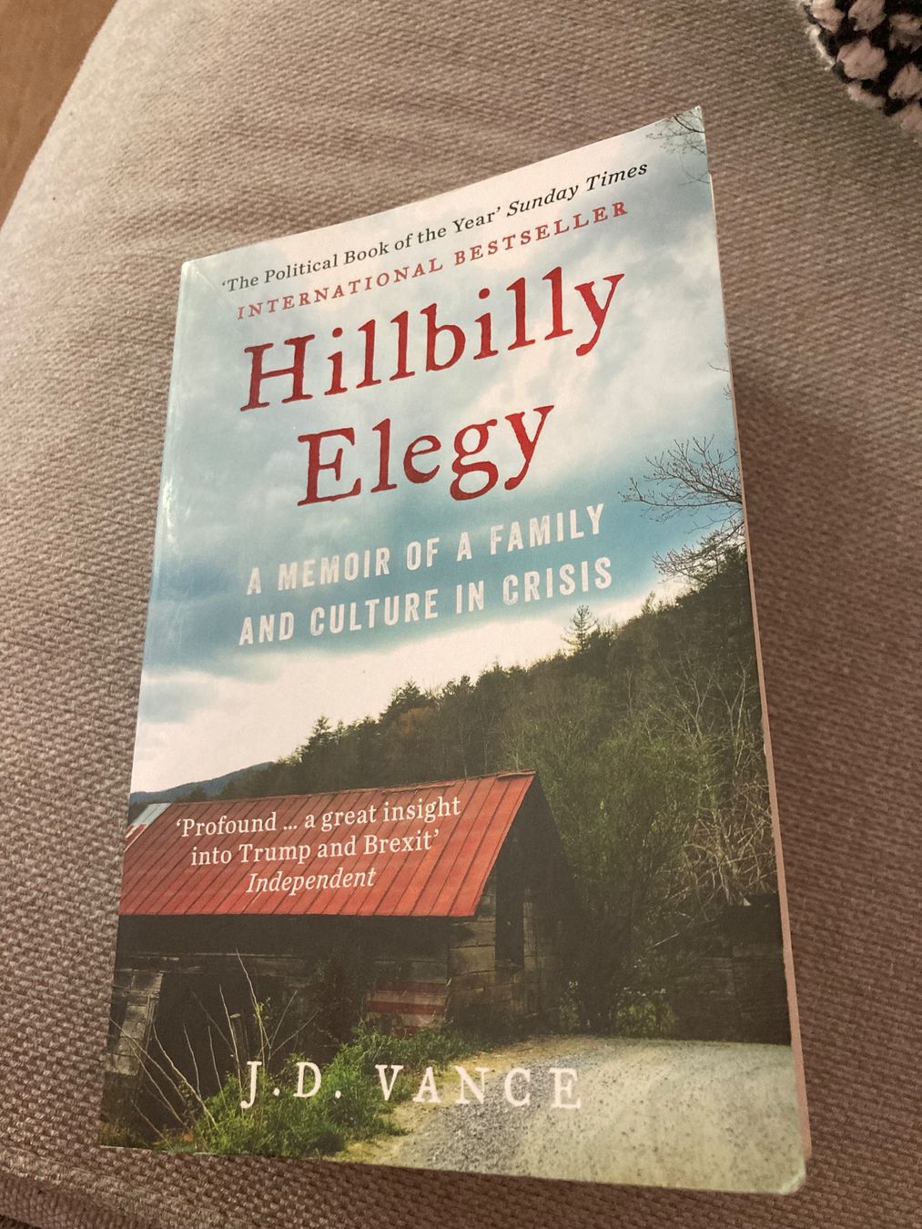 Libri: Buch "Hillbilly Elegy" J.D. Vance in Englisch – Usato da Zürich venduto da aur_ydw6