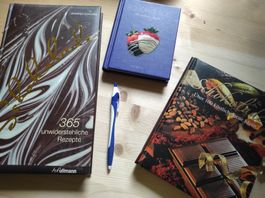 3 hochwertige Bücher mit Schokoladenrezepten