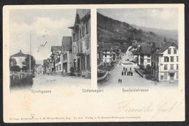 Unterägeri Kirchgasse und Seefeldstrasse
