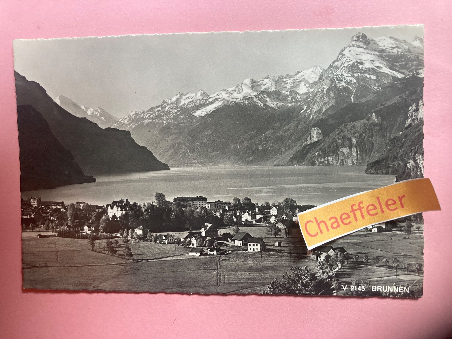 Ansichtskarten: V 2145 Brunnen – Gebraucht aus Zürich von Chaeffeler