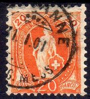 STEHENDE HELVETIA 20 RP 66D ERHALT SIEHE SCAN - H74