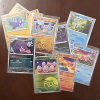 12 Pokémon Karten Glaziola Pokéball Nachtara Masterball NM-M