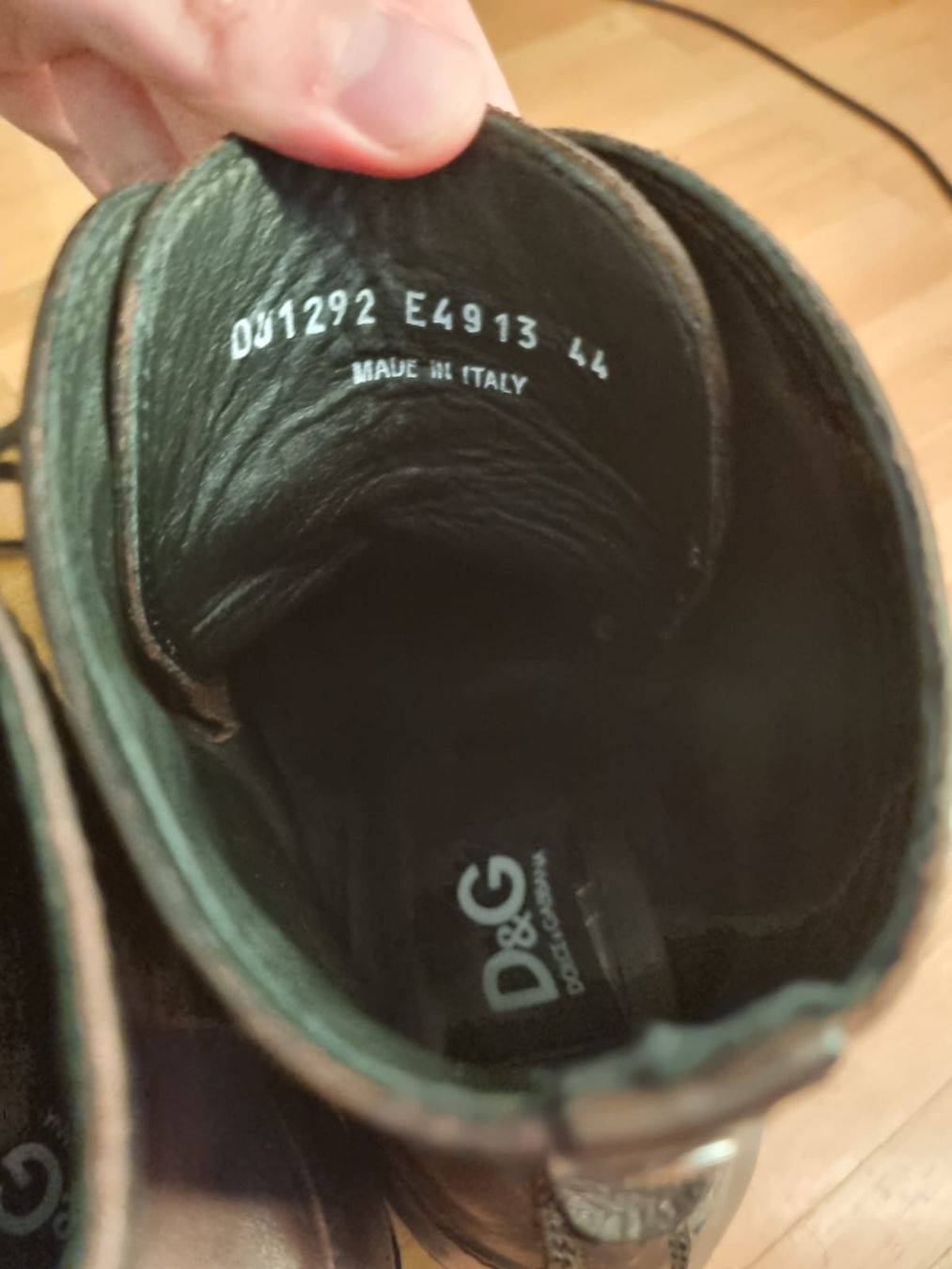 Dolce & Gabbana Herrenschuhe: Boots D&G leather brown size 44 – Gebraucht aus Carouge GE von chr_5xdw 3