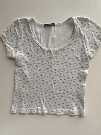 Top Brandy Melville à fleurs - TU
