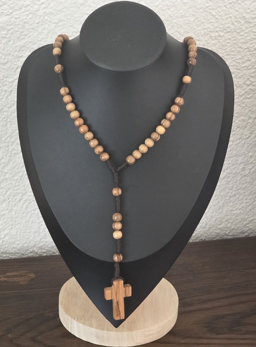 Sonstiger Schmuck: Rosenkranz Holz Bethlehem Kreuz  – Neu (gemäss Beschreibung) aus Rheinsulz von Gilea 4