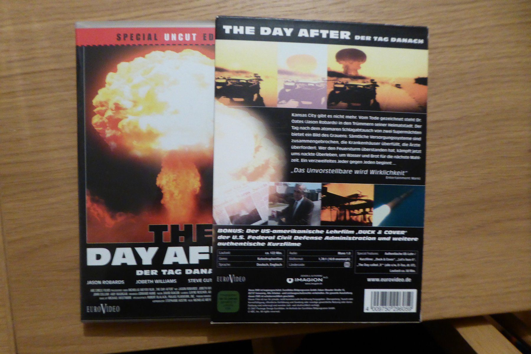 Tutti i DVDs: DVD The Day after in Schuber – Usato da Allschwil venduto da Summelsarium 1