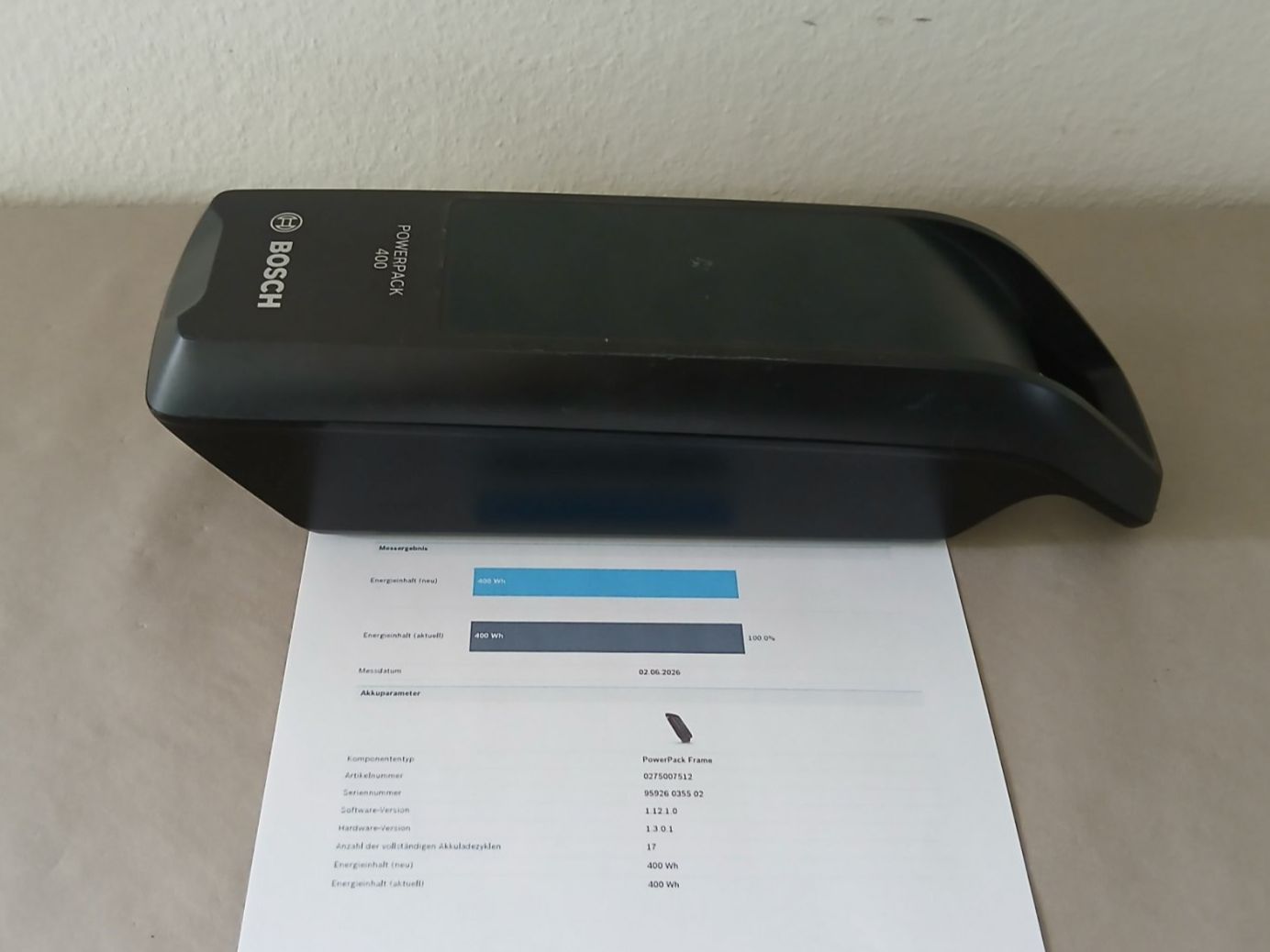 Bosch Akkus: Bosch Powerpack 400 mit 492Wh - inklusive Messbericht – Gebraucht aus Winterthur von .-thx-. 3