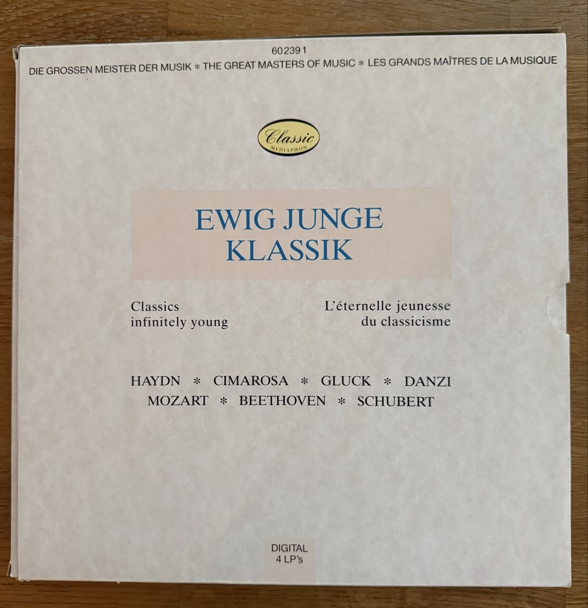 Dischi in vinile: Ewig Junge Klassik - 4 Langspielplatten – Usato da Goldach venduto da Messerguru