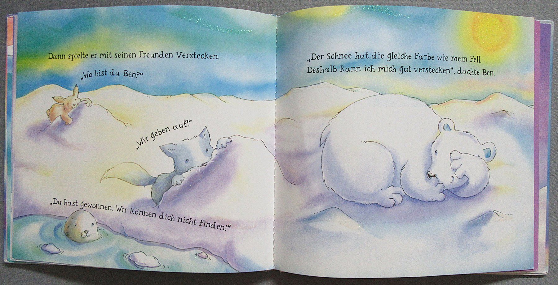 Bücher: Der Eisbär und der Regenbogen - ein Glitzerbuch – Gebraucht aus Auenstein von Padabimbim 4